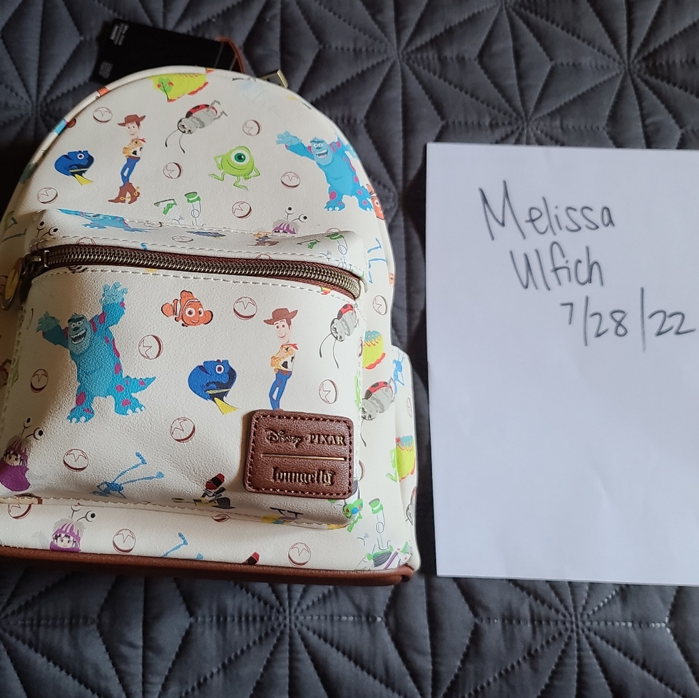 Loungefly Pixar AOP backpack